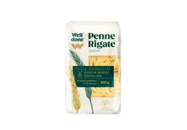 Makaroni Penne Rigati WELL DONE 500g
