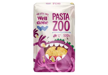 Makaroni zvēriņi WELL DONE 500g