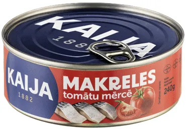 Makrele tomātu mērcē KAIJA EO 240g