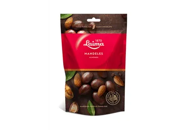 Mandeles tumšajā šokolādē LAIMA 140g