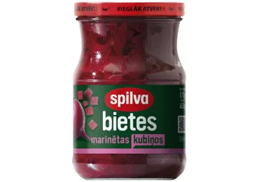 Marinētas bietes kubiņos SPILVA 570g
