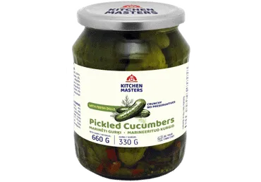 Marinēti gurķi KITCHEN MASTERS 660g