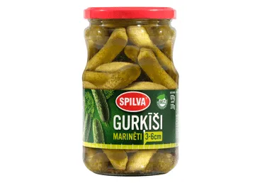 Marinēti gurķīši SPILVA 670g
