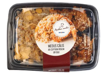 Medus cālis ar ceptiem rīsiem, olu MEISTARA MARKA 350g