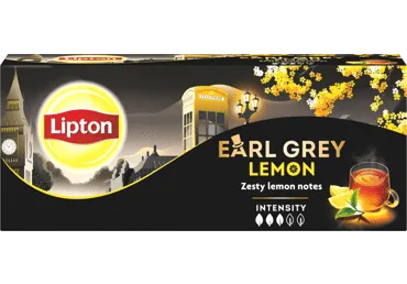 Melnā tēja LIPTON EARL GREY LEM 25x2g