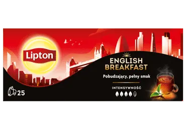 Melnā tēja LIPTON ENGLISH BREAKFAST 25x2g