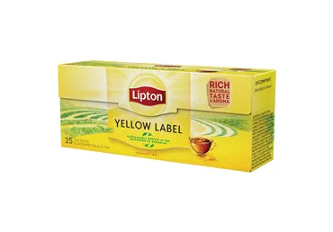 Melnā tēja LIPTON Yellow Label 25x2g