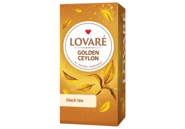 Melnā tēja LOVARE Golden Ceylon 24x2g