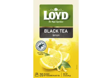 Melnā tēja LOYD ar citronu 20x1,7g