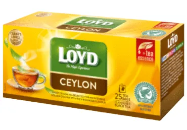 Melnā tēja LOYD Ceylon 25x2g