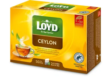 Melnā tēja LOYD Ceylon 50x2g