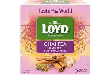 Melnā tēja LOYD Chai ar garšv. 20x1,8g
