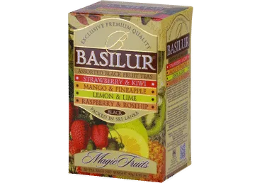 Melnā tēja MAGIC FRUIT ASSORTY 25x2g