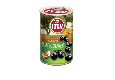 Melnās olīves bez kauliņiem ITLV 280g