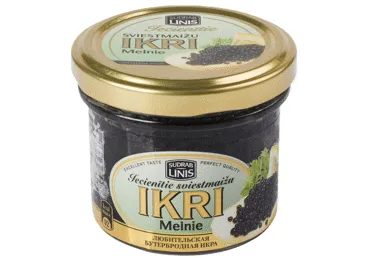 Melnie sviestmaižu ikri IECIENĪTIE 100g
