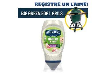 Mērce ķiploku ar zaļumiem HELLMANN'S 250ml