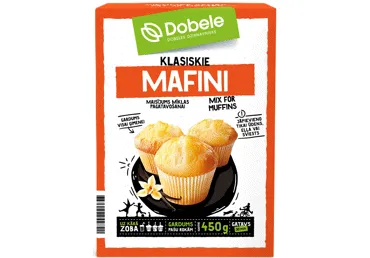 Miltu maisījums mafini DOBELE 450g