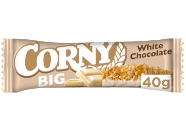 Musli batoniņš CORNY baltā šokolāde 40g