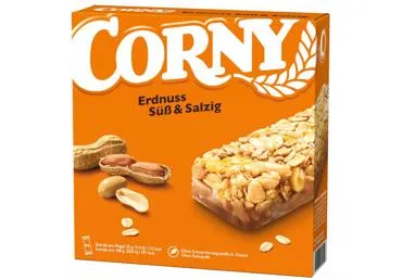 Musli batoniņš CORNY Sweet&Salty zemesriekstu 6x25g