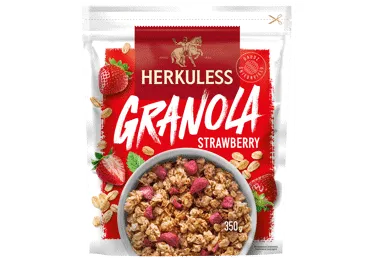 Musli HERKULESS ar zemenēm 350g