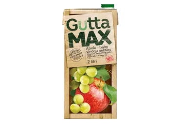 Nektārs GUTTA MAX ābolu-vīnogu 2L