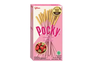 Nūjiņas ar zemeņu garšu POCKY 45g