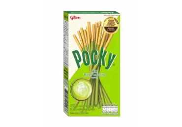 Nūjiņas POCKY ar zaļās tējas glaz. 33g