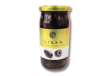 Olīvas Kalamata bez kauliņiem ILIADA 370g