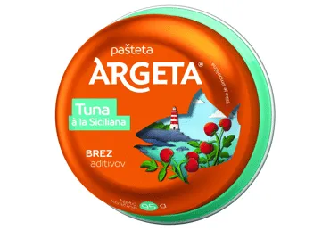 Pastēte tunzivs ARGETA Siciliana 95g