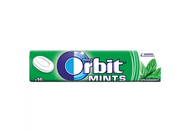 Pastila ORBIT SPEARMINT 16ROLL MINTS 28g
