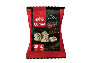 Pelmeņi KHINKALI ar gaļu 400g