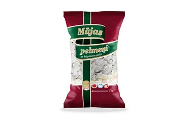 Pelmeņi MĀJAS ar kūpinātu gaļu 1kg