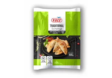 Pelmeņi TRADITIONAL vista, siers, baravikas 400g