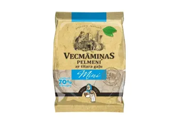Pelmeņi VECMĀMIŅAS MINI ar tītara gaļu 700g
