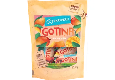 Piena konfektes ar mango SKRĪVERU GOTIŅA 250g