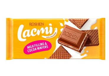 Piena šokolāde ar vafeles pild.LACMI 90g