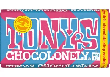 Piena šokolāde Chip Cookie TONY'S 180g