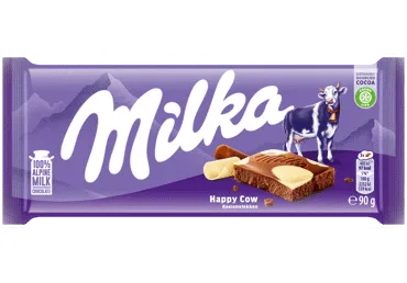 Piena šokolāde HAPPY COW MILKA 90g