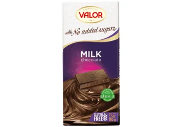 Piena šokolāde VALOR bez cukura 100g