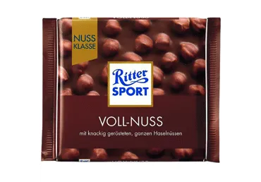 Piena šok.RITTER SPORT ar riekstiem 100g