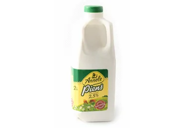 Piens ANNELE 2,5% 2L pudelē