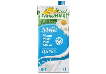 Piens FARM MILK 0.5% UHT 1l