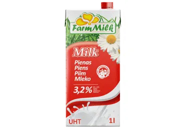 Piens FARM MILK 3,2% UHT 1l
