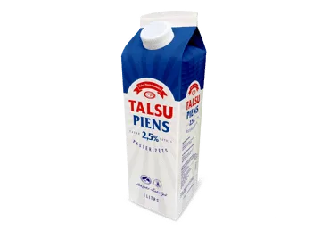 Piens TALSU 2,5% 1L