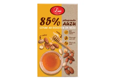 Pilngr.auzu cepumi riekst.medu LĀČI 140g