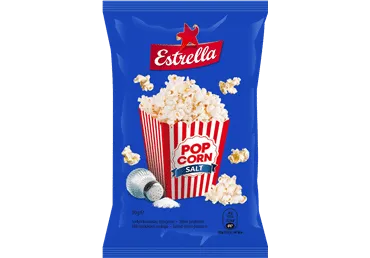 Popkorns ESTRELLA sāļais 90g