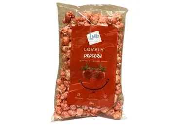 Popkorns LUII ar zemeņu garšu 110g