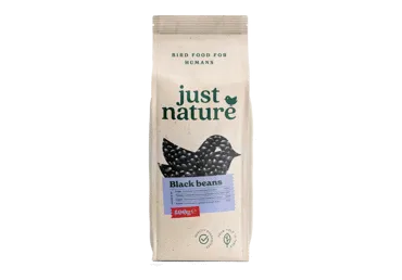 Pupiņas melnās JUST NATURE 500g
