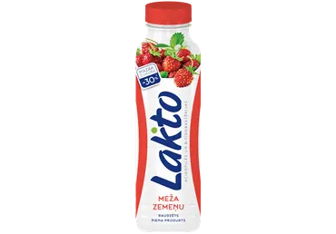 Raudzēts piena produkts LAKTO ar meža zemenēm 450g