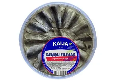 Reņģu filejas ar garšvielām eļļā KAIJA 1,3kg